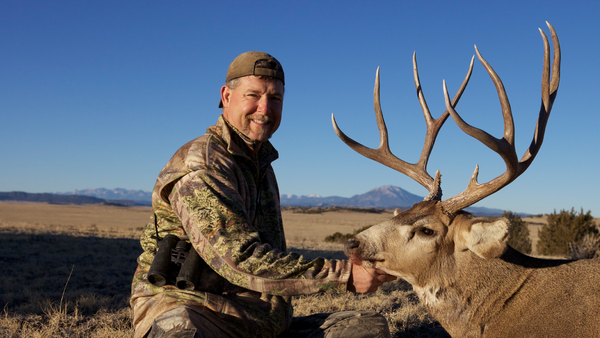 Fred Eichler with Giant Mule Deer