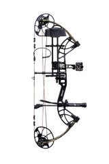 Bear Cruzer G4 RTH compound bow with Mossy Oak Roots limbs with 29" axel-to-axel.