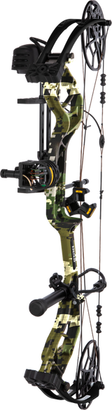 Bear Archery Legit MAXX compound bow in Emerge 2.0 camouflage finish.