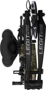 Close up of the Bear Legit Maxx RTH Compound Bow limbs in color Veil Rush.