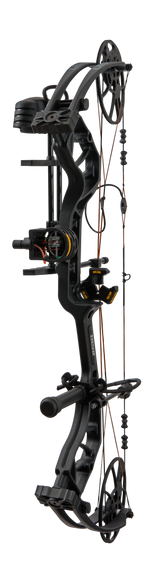 Full view of the Bear Archery Legit Maxx RTH adjustable compound bow in color Black.