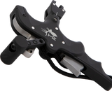 Angled close up of the 4 Finger Precise Pro Bow Release, a thumb button bow release from Trophy Ridge.