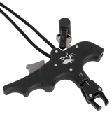 Close up of the Trophy Ridge 4 Finger Precise Pro Bow Release, a thumb button release.