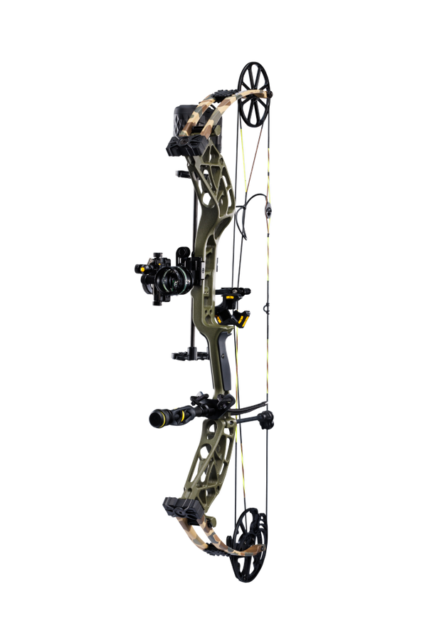 Bear Adapt 2 Plus RTH single cam compound bow in color Throwback Green.