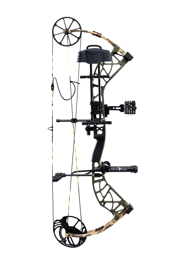 Bear Adapt 2 RTH hunting bow with Trophy Ridge Ready-to-Hunt package.