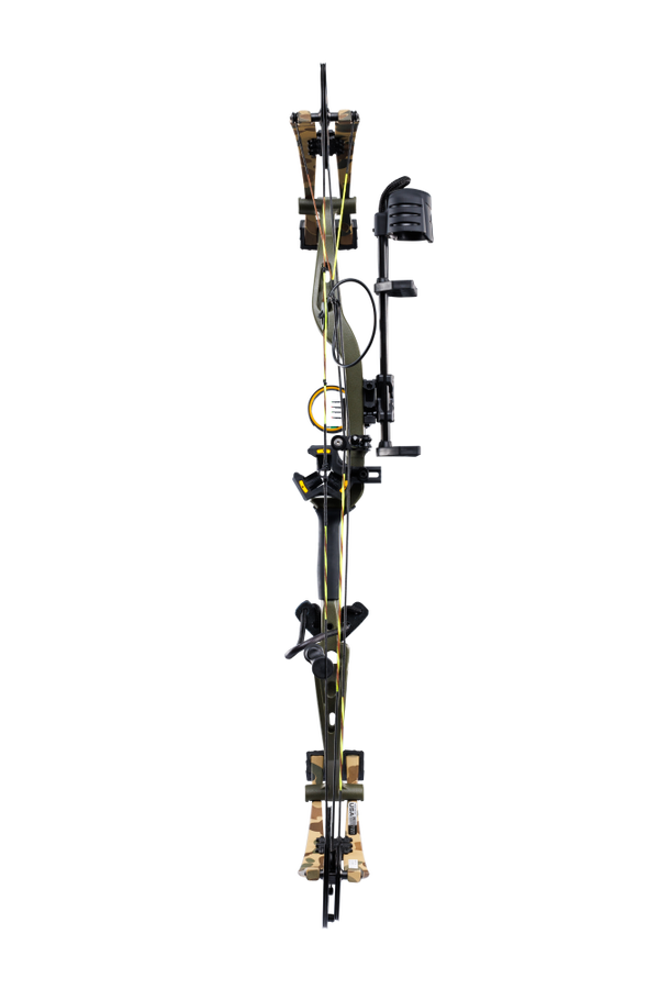 Full view of the Bear Adapt 2 RTH in color Throwback Green with an adjustable draw length of 24 - 31 inches.
