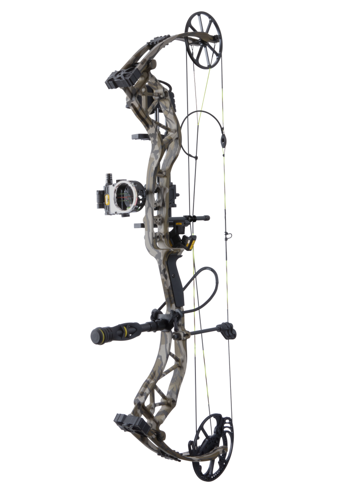 New for the Adapt + is a more efficient roller cable slide, and Mossy Oak Bottomland Camo from top to bottom_6