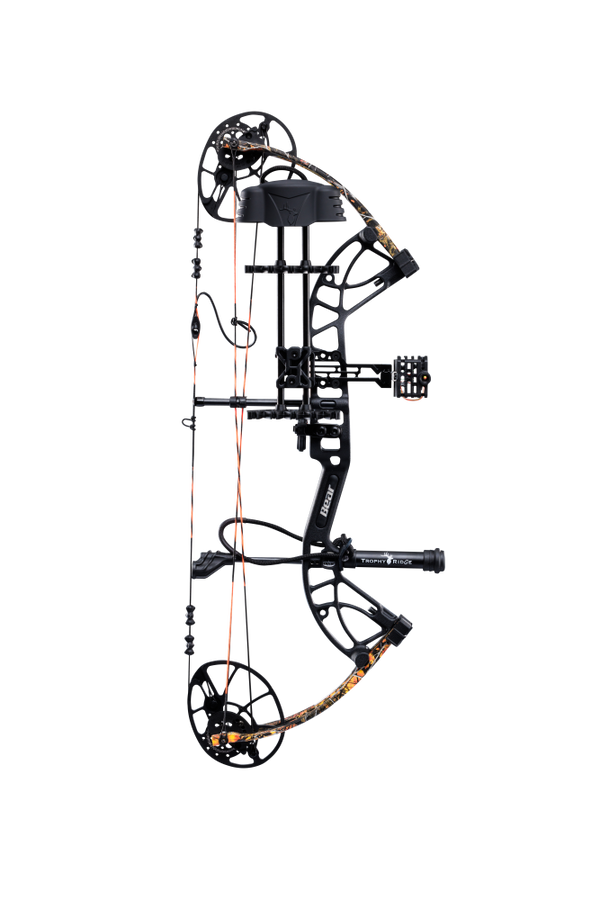 The Bear Cruzer G4 compact bow boasts a 75% let-off.