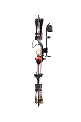 Back view of Bear Archery Cruzer G4 compound bow showcasing its compact 29" axel length.