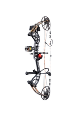 Side view showcasing Trophy Ridge’s ultimate ready-to-hunt package on Bear Archery's Cruzer G4 compact bow.