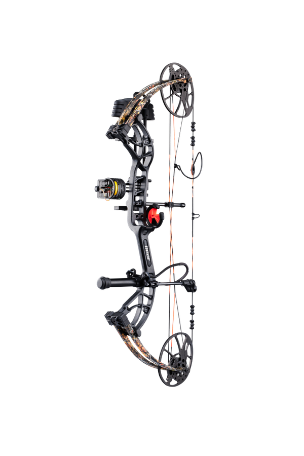 Side view of the Bear Archery Cruzer G4 Compound Bow highlighting its modern, lightweight, and compact frame.
