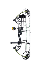 Side view showcasing Trophy Ridge’s ultimate ready-to-hunt package on Bear Archery's Cruzer G4 compact bow.