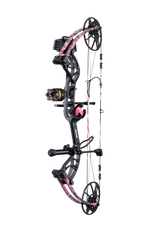 Side view of Bear Archery Cruzer G4 compact bow with 75% let off, highlighting its lightweight and compact frame.