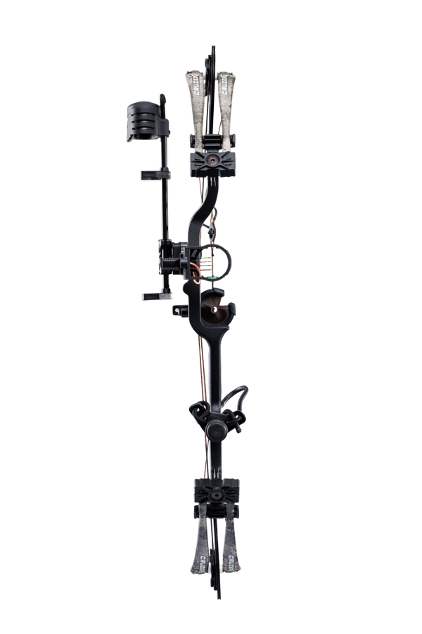 Front view of Bear Archery Cruzer G4 in color True Timber Strata.