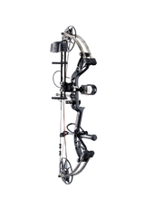Side view of Bear Archery Cruzer G4 compact bow with 75% let off, highlighting its lightweight and compact frame.