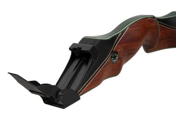 Bear Archery's Fred Bear Take Down - Traditional Archery - Longbows -  Recurve Bows - Hunting Recurve Bows - Hunting Longbows - Phenolic with Green Glass