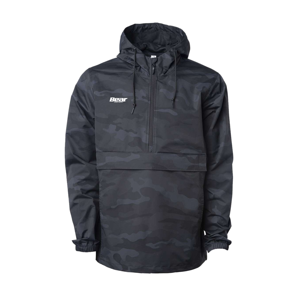 Black Camo Horizontal Logo Anorak Jacket – Bear Archery