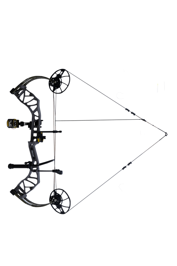 The Bear Archery Legit MAXX RTH Special Edition compound bow at full draw.
