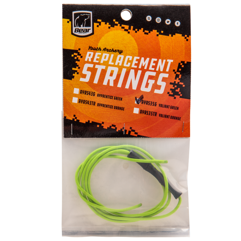 Bear Archery Valiant Green Replacement Strings_3