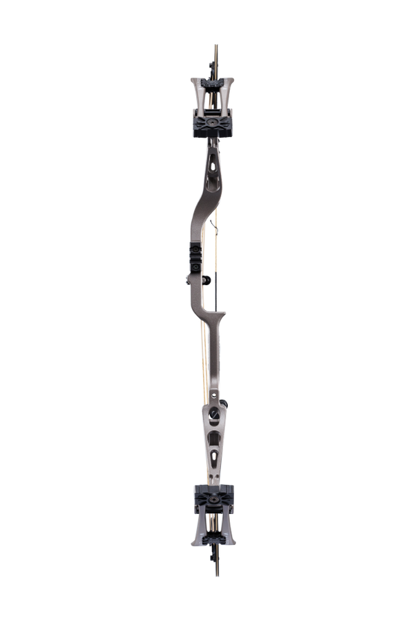 Bear Archery Whitetail INT compound bow as seen from the front if you were shooting the bow.