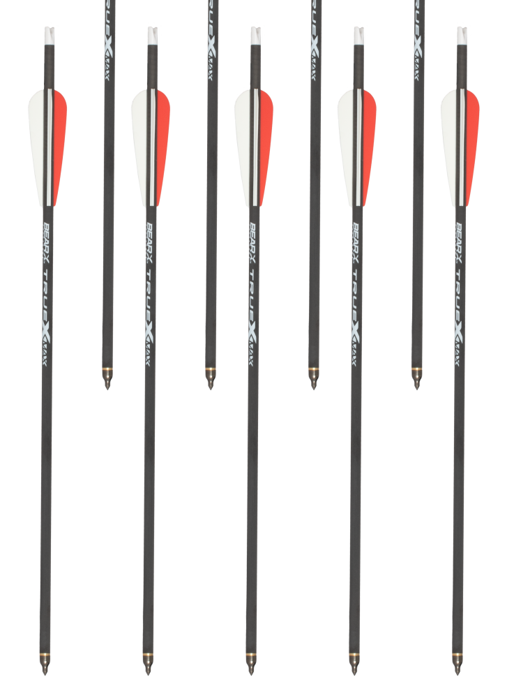 TrueX Max Crossbow Bolts - 6-Pack 425 Grain Arrows – Bear Archery