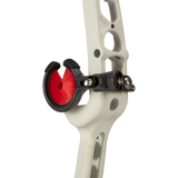 The reversible mount on the Cajun Bowfishing whisker biscuit design can be used for both left- and right-hand bows.