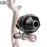 Cajun Bowfishing Spin Doctor Bowfishing Reel - Push Button Spinning Reels - Reel for Bowfishing