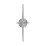 The SIK Broadheads F4 Four Blade Broadhead features a 27-degree razor-honed blade angle.