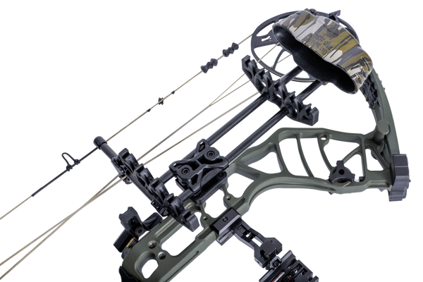 Trophy Ridge 5 Spot Compound Bow Quiver in Mossy Oak Bottomland.