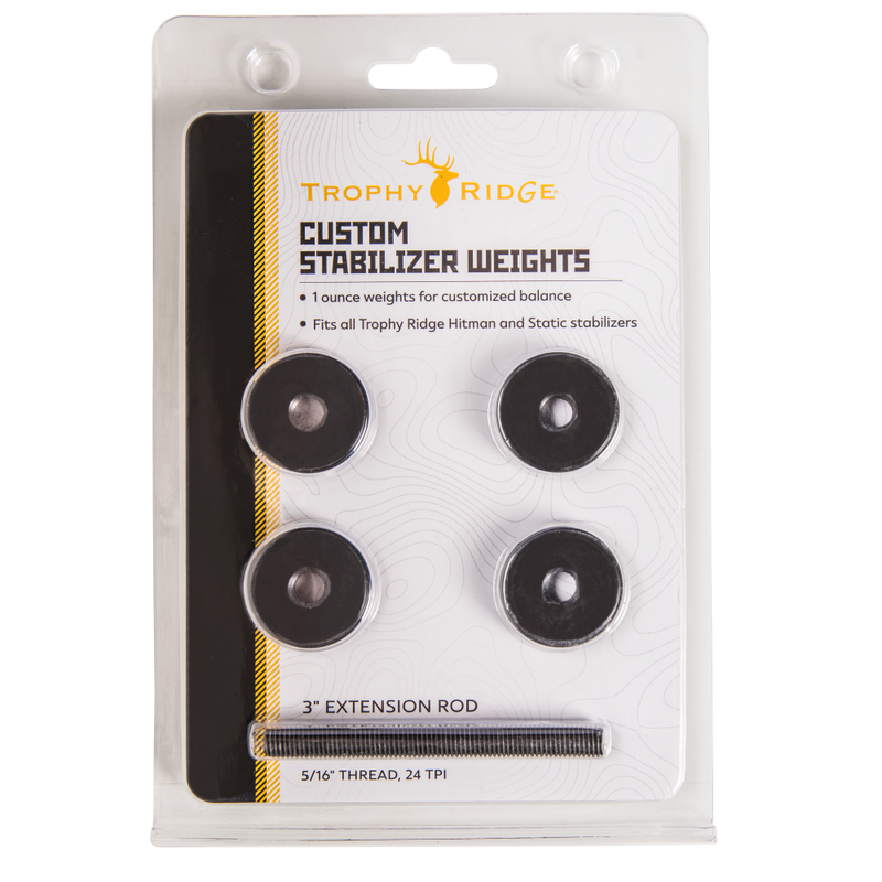 Designed to use with all Trophy Ridge front or side attaching Hitman and Static stabilizers_5