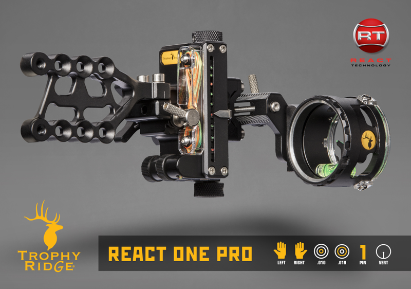 Trophy Ridge React One Pro Bow Sight - Single Pin Bow Sight