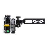 Automatic pin elevation adjustments for accurate pin calibration - Trophy Ridge React Pro 5 Bow Sight with Mathews Bridge Lock