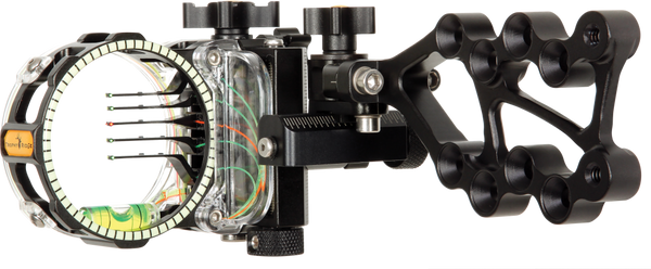 Trophy Ridge React® Pro™ 5-Pin Sight with React Technology and Tool-less Micro-Click Adjustments – Right Hand – Black_1
