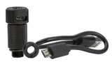 Rechargeable bow sight light and charging cord from Trophy Ridge.