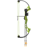 Bear Brave Bow with Biscuit - Green Youth Compound Bow - Youth_2