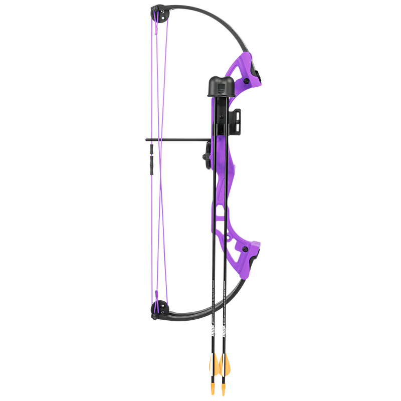 Bear Brave Bow with Biscuit - Purple Compound Bow - Youth_2