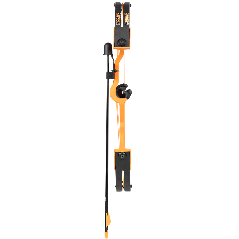 Bear Brave Bow with Biscuit - Orange Youth Compound Bow - Youth_10