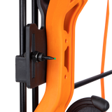 Bear Brave Bow with Biscuit - Orange Youth Compound Bow - Youth_6