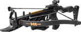 Close up of the Bear X Desire XL Pistol Crossbow limbs. The Self Cocking Mini Crossbow comes in color Black.