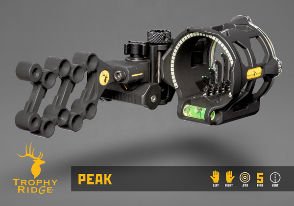 Trophy Ridge Peak - 5-Pin - Vertical - Left Hand - .019 Sight - Non React_3