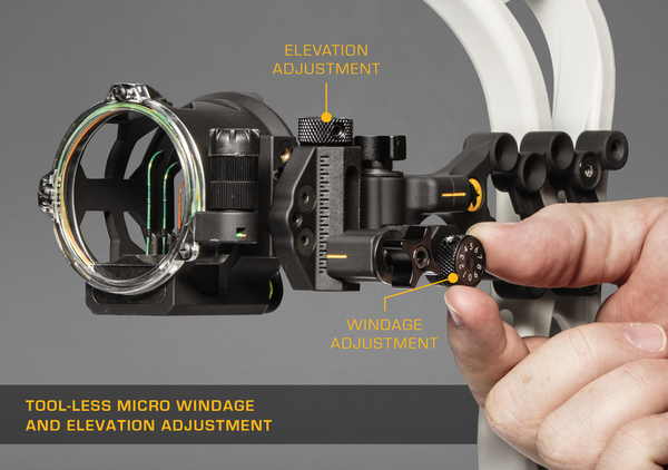 Trophy Ridge Peak - 5-Pin - Vertical - Left Hand - .019 Sight - Non React_5