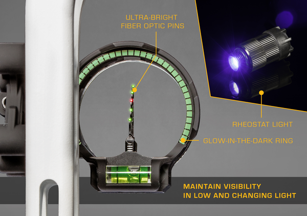Trophy Ridge Peak - 5-Pin - Vertical - Left Hand - .019 Sight - Non React_6