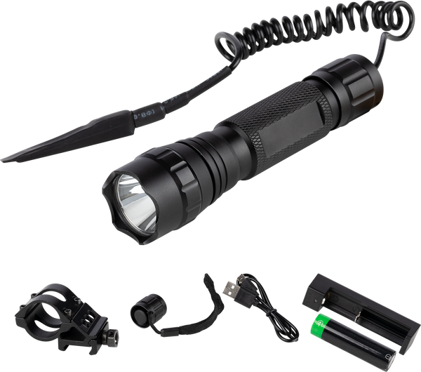 Cajun Bowfishing Picatinny Bowfishing Bow Light - Flashlight Mounting Bracket - Bowfishing Bow Light Mount - Compound Bow Light
