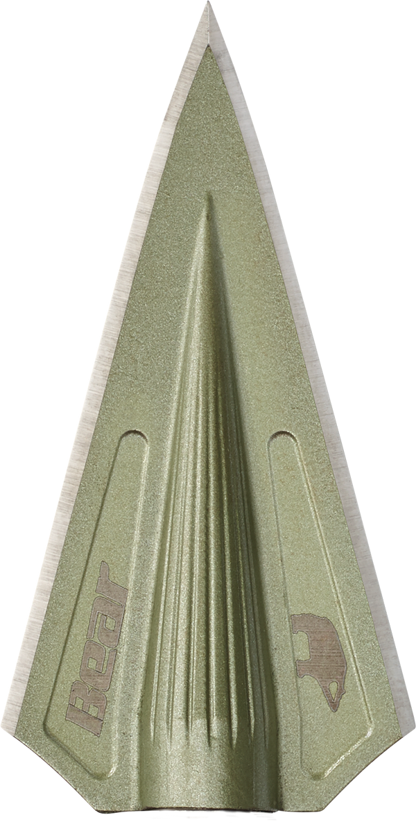 Bear Archery Razorhead Double Bevel Broadheads - Two Blade Broadheads