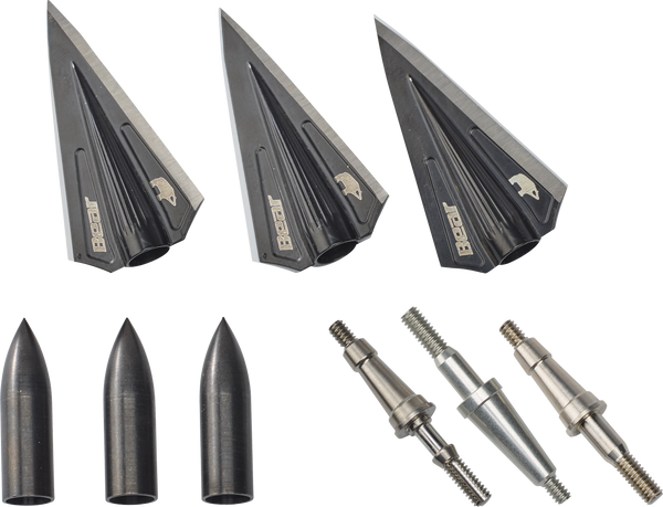 Bear Archery Razorhead Broadheads - Single Bevel Broadheads