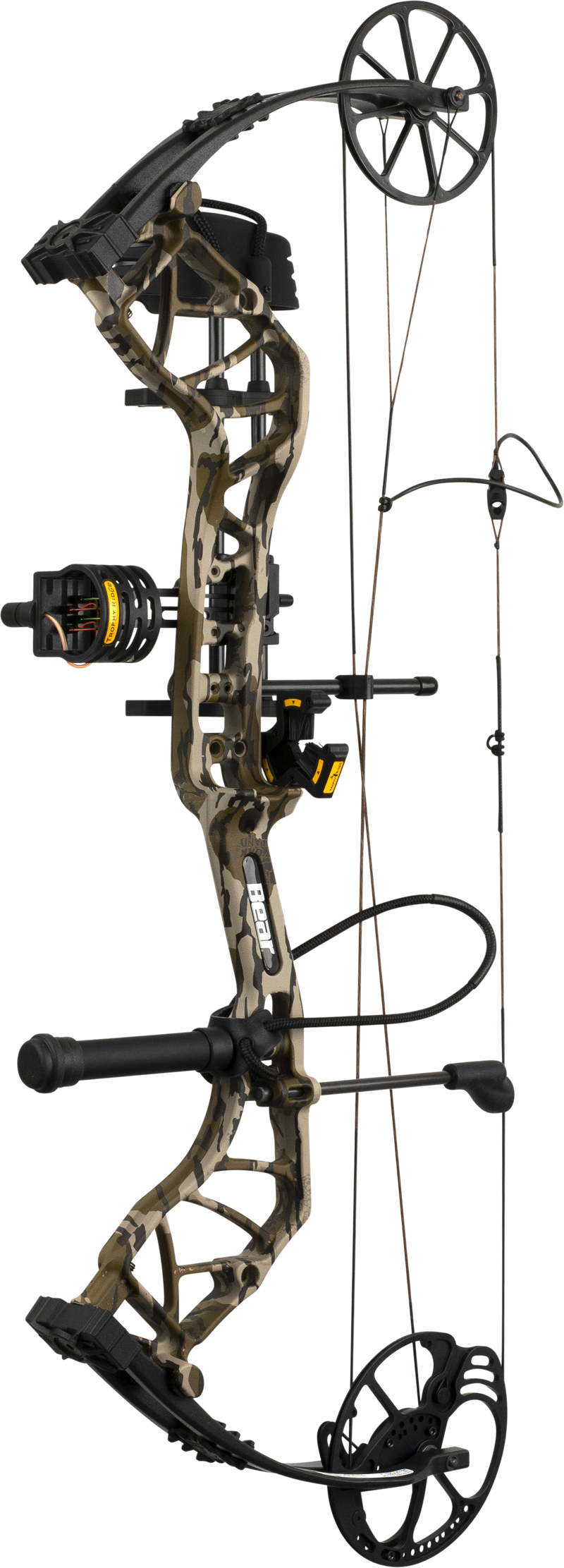 Bear Species EV RTH Compound Bow - Mossy Oak Bottomland Bow