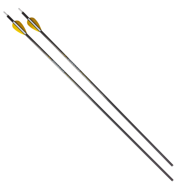 Trophy Ridge Wrath 340 Spine Fletched Carbon Arrows Arrows - Arrows for Compound Bow - Arrows for Hunting