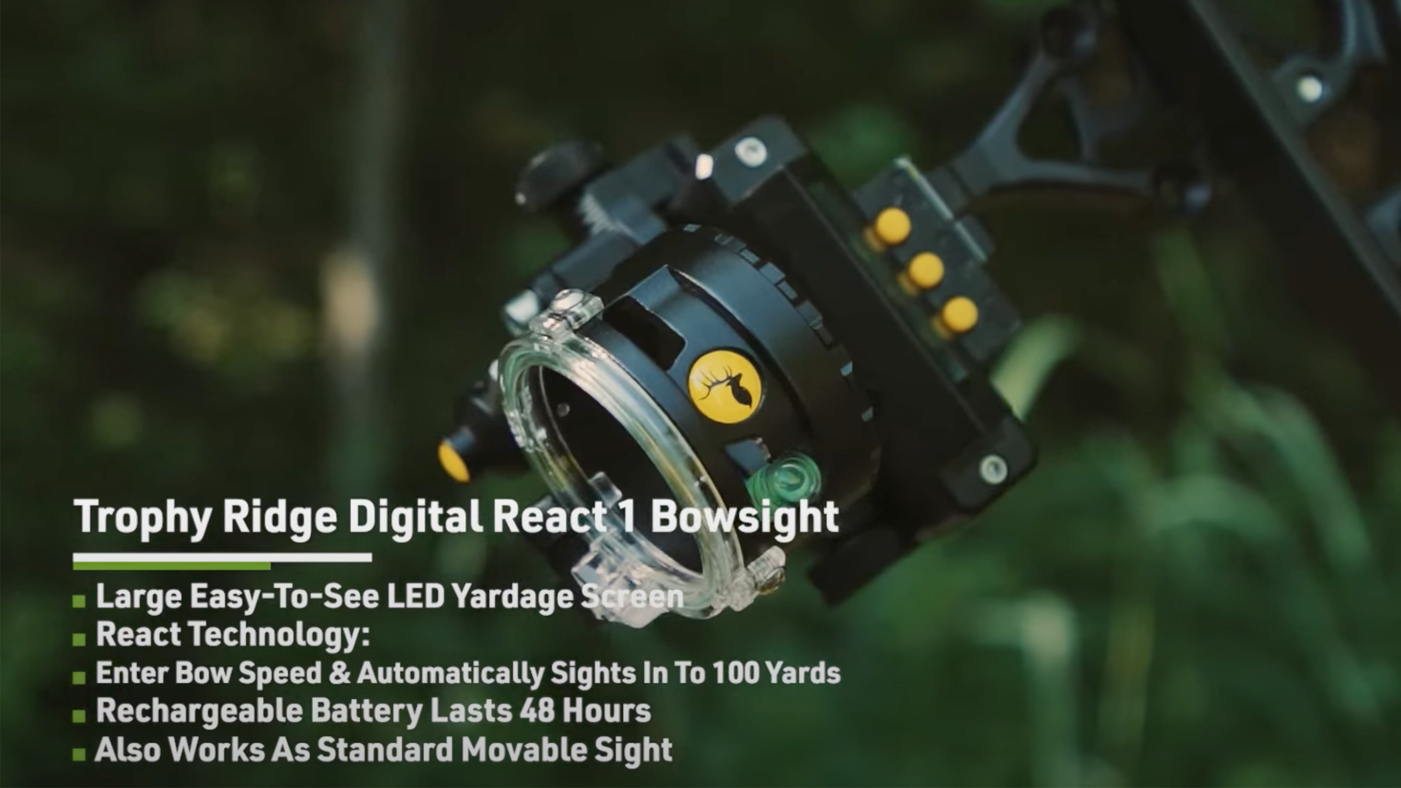 REVIEW: Trophy Ridge Digital React Single Pin Bow Sight – Bear Archery