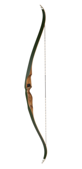 Green Glass Grizzly-Traditional Bow - Adult