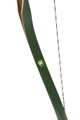 Green Glass Grizzly-Traditional Bow - Adult